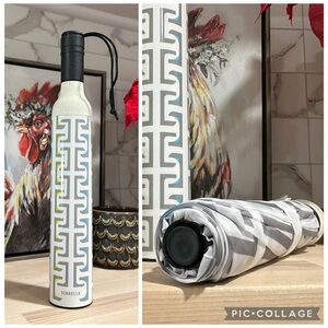 New! Vinrella Geometric Wine Bottle Umbrella